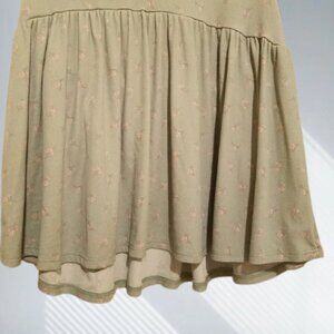 Mint Green Floral Babydoll Sleeveless V- Neck Tank Top | Feminine | Soft Girl